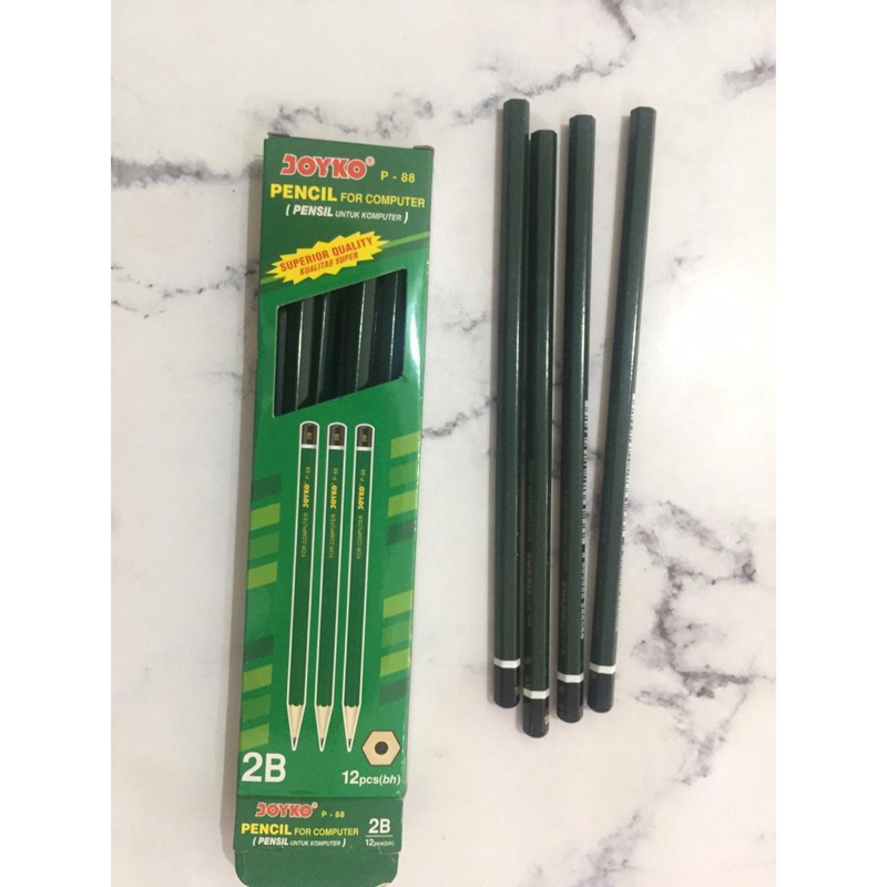 

Pencil Joyko 2B Fancy, Pensil 2B Warna Warni