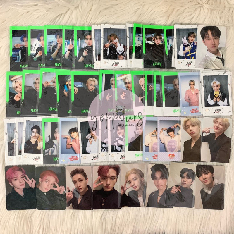 STRAY KIDS PHOTO CARD POLAROID POLA PC CLEARANCE SALE MURAH LENTICULAR UNLOCK LENTI ODDINARY NOEASY 