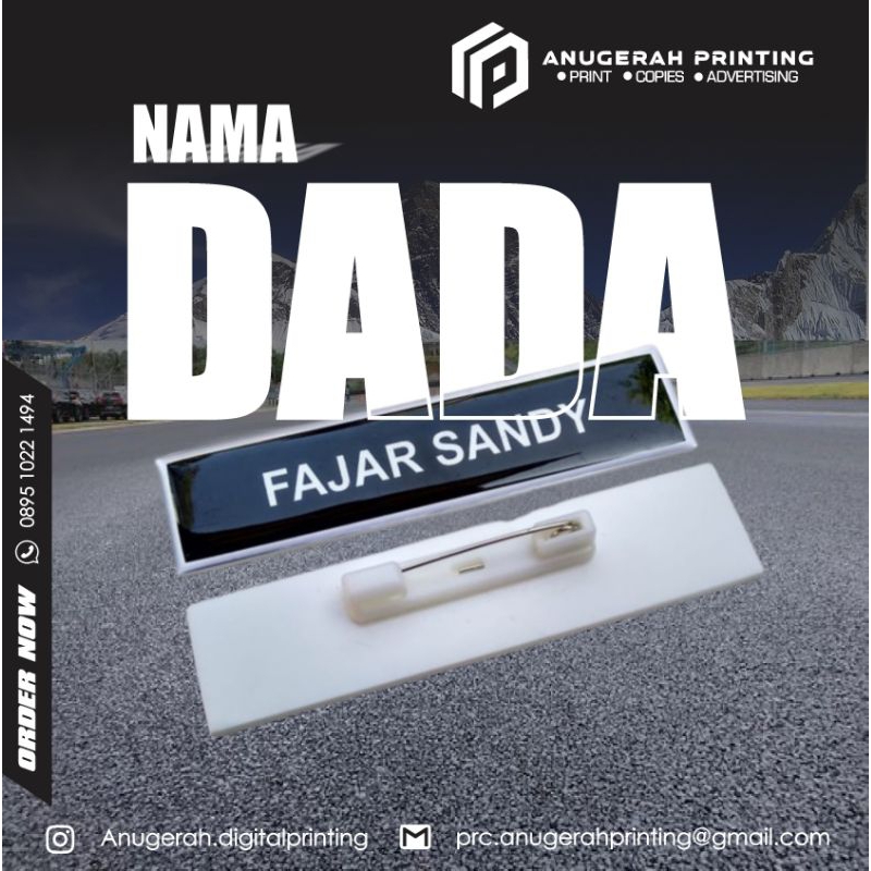 

NAMA DADA / NAME TAG RESIN MAGNET PENITI