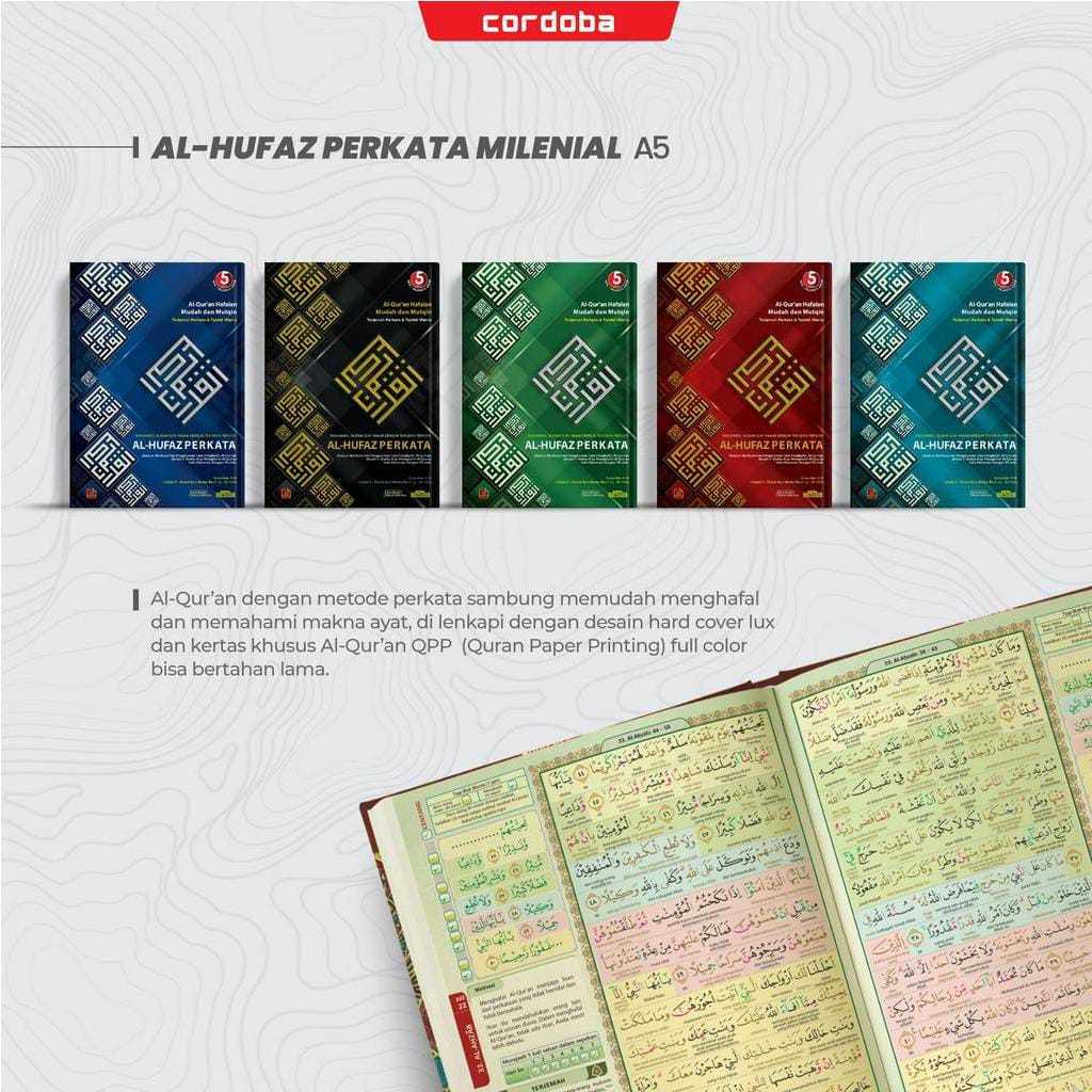 AL QURAN AL HUFAZ PERKATA AL QURAN HAFALAN MUDAH A5 - CORDOBA