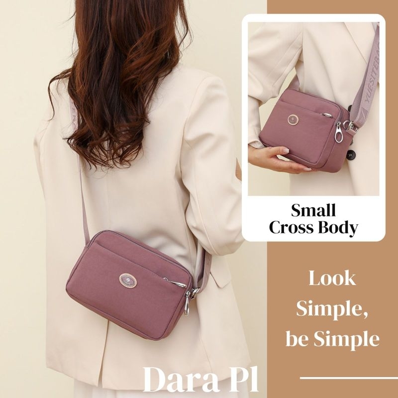 YUESITE DARA PL TAS SELEMPANG WANITA IMPORT KEKINIAN SLINGBAG TAS MURAH ANTI AIR