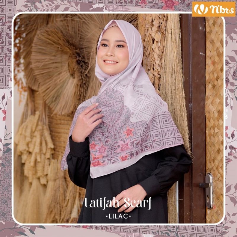 HIJAB NIBRAS LATIFAH SCARF/SCARF MOTIF NIBRAS