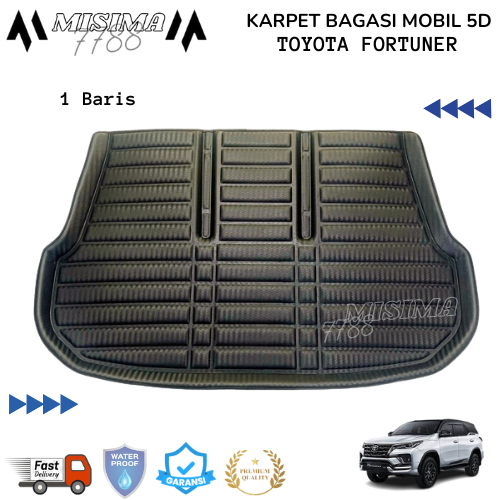 Karpet bagasi mobil 5d Toyota Fortuner