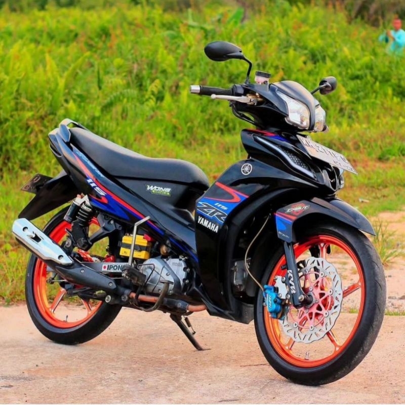 Striping Stiker Sticer Dekal Decal Emblem Printing Aksesoris Motor Yamaha Jupiter  Z1 Robot ZBurhan 
