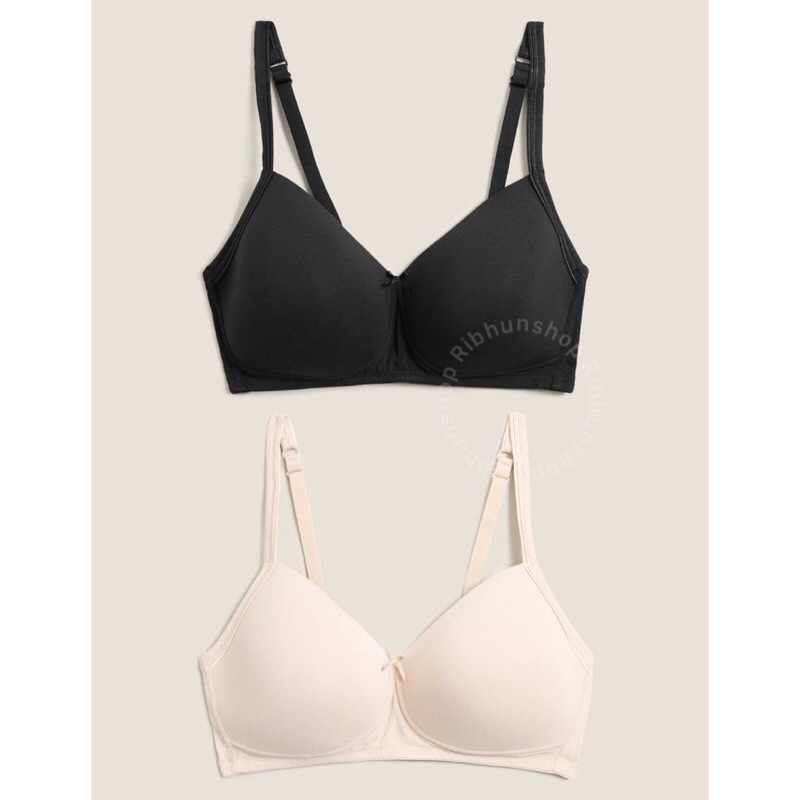 Original Marks & Spencer T-Shirt Bra 2 Pack