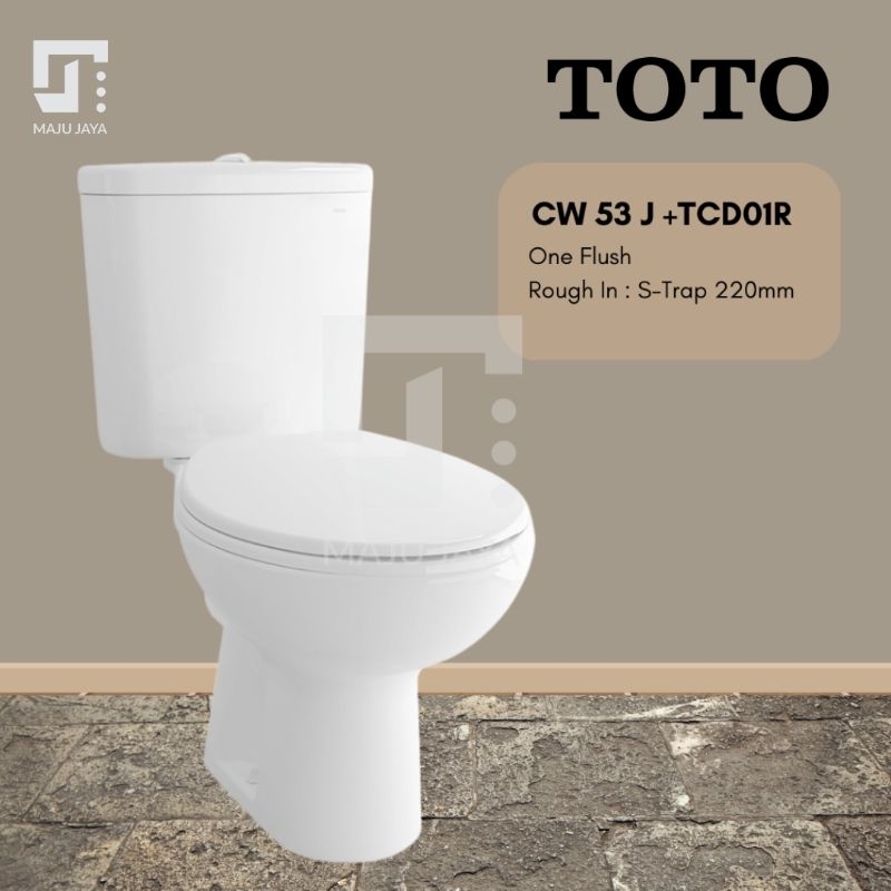 Kloset Duduk TOTO ASLI CW53 / Toilet Duduk/ Closet Duduk TOTO