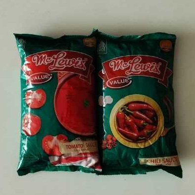 

Saus Tomat dan Saus Cabe MC Lewis Value 500gr Tomato and Chilli Sauce