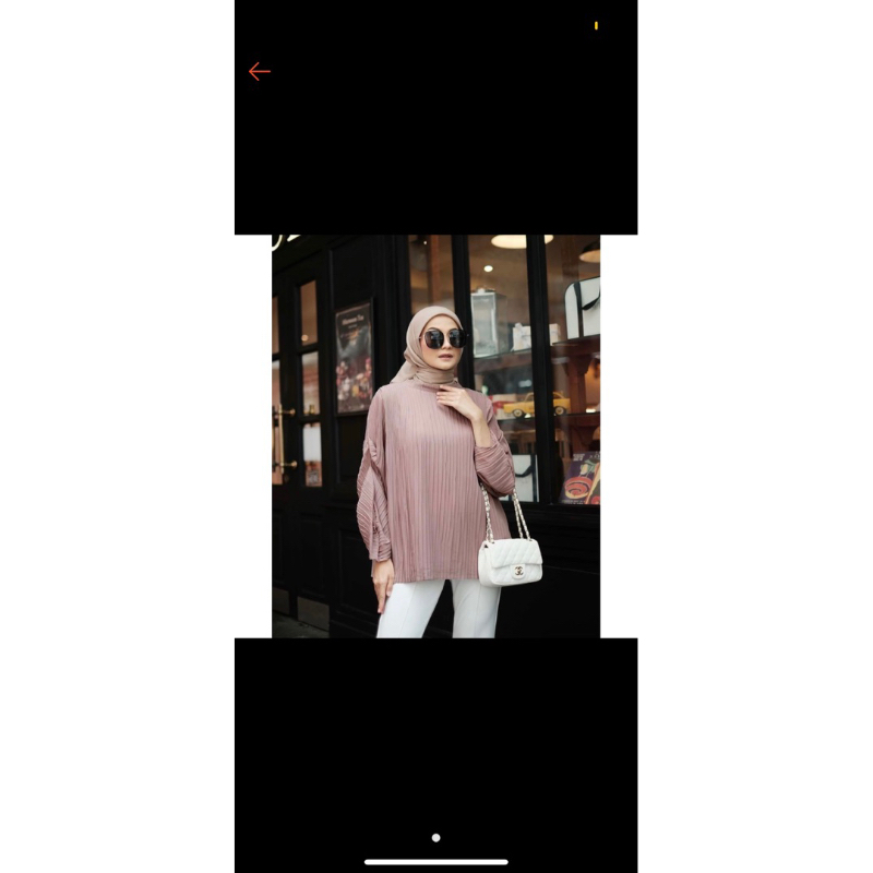 VanillaHijab Official Blouse Pleats