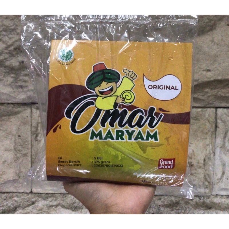 

Omar Roti Maryam Original isi 5 pcs / 375gr