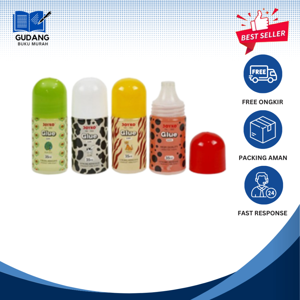 

Lem Cair Joyko GL-502 / 35ml / GUDANG BUKU MURAH
