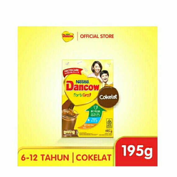

susu fortigro susu bubuk coklat 195 gr