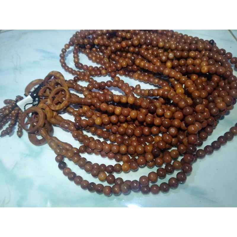 Tasbih biji kaokah 5mm tasbih kaokah asli 99 butir tasbih kaokah asli 100%