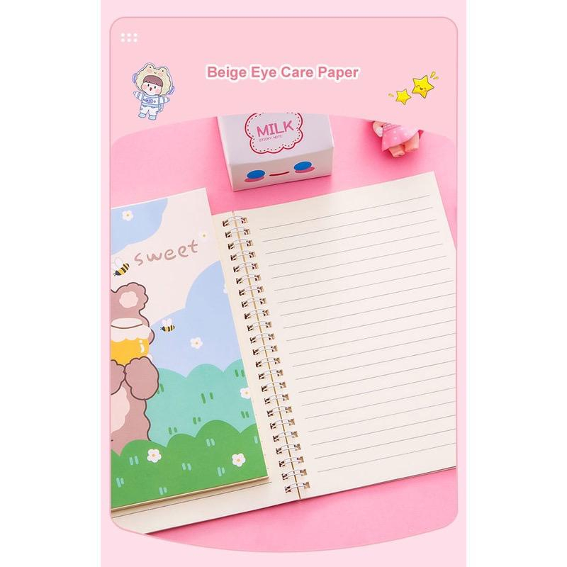 

Buku Tulis Ring A5 Spiral Book Motif Buku Tulis Catatan A5 NoteBook Ring A5