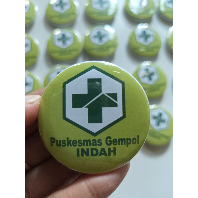 Pin Puskesmas/Pin Event/Pin Peniti/Pin Panitia