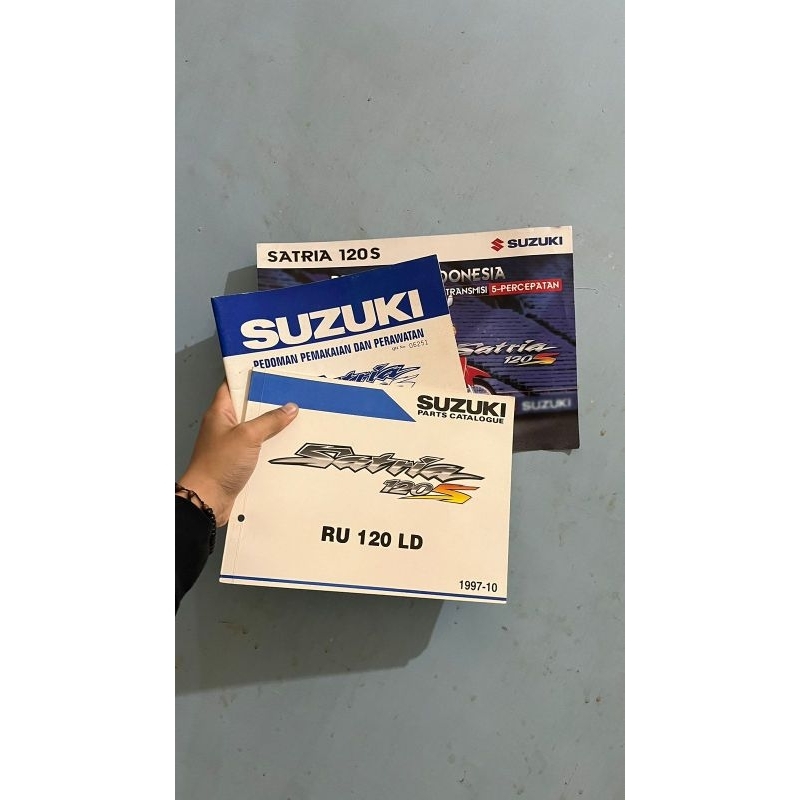 BUKU PEDOMAN PEMAKAIAN DAN PERAWATAN CATALOG BROSUR BROWSUR SUZUKI SATRIA S 120