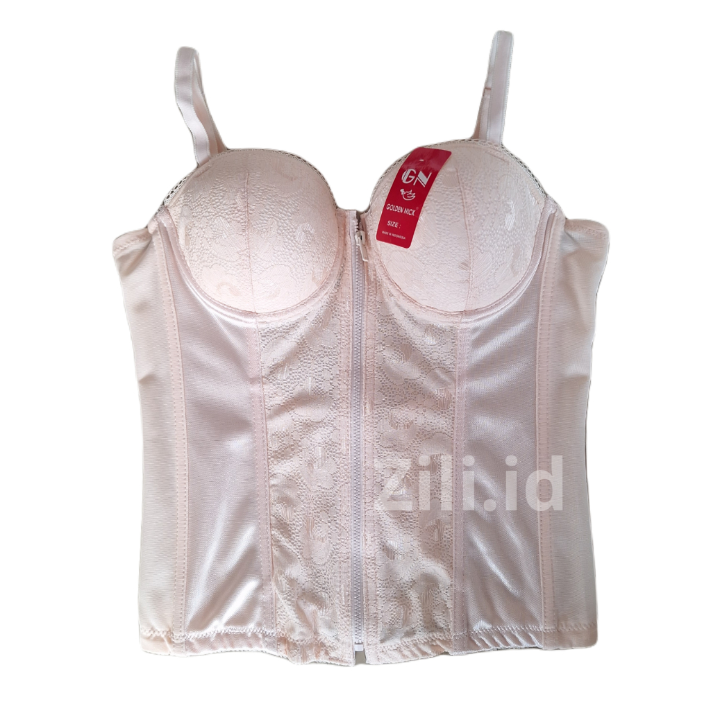 GOLDEN NICK Longtorso Kamisol Renda Premium Korset Bra Pelangsing Dalaman Kebaya