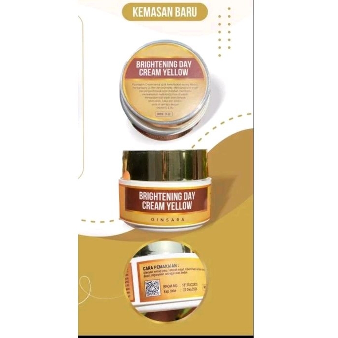 fondi glow cream siang FONDATION 15 gr