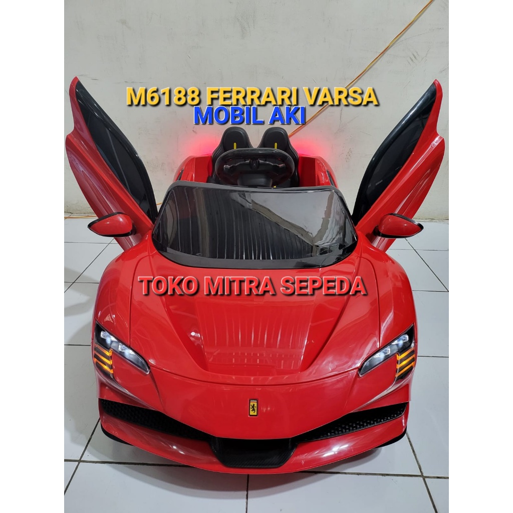 Mainan Mobil Aki Anak M6188 Ferrari Varsa