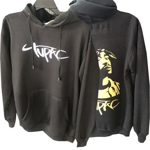 Jumper Hoodie Tupac Rap Hip Hop 2Pac Bahan Katun Fleece Jaket Hoodie Pullover Bisa COD