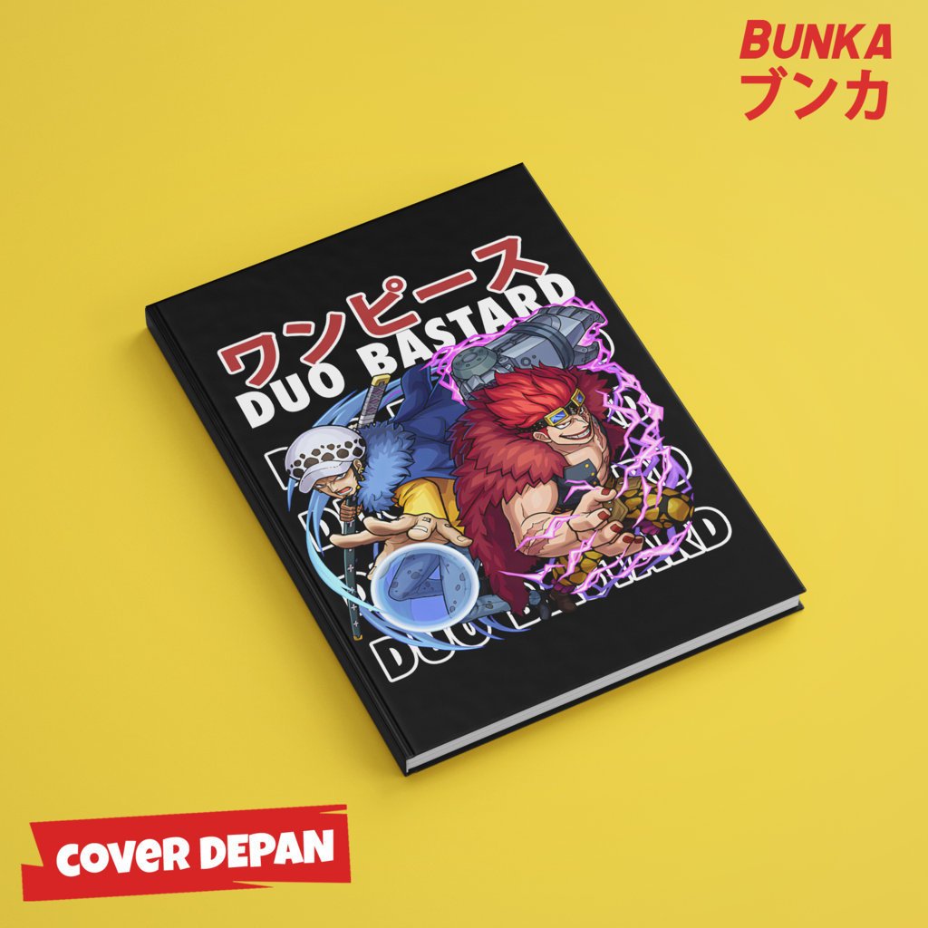 

Note Book Aesthetic Anime One Piece Kid and Law Design Hardcover A5 Buku Tulis Catatan Notes Agenda Planner Jurnal vintage buku catatan story book kado anniversary valentine cowok cewek murah