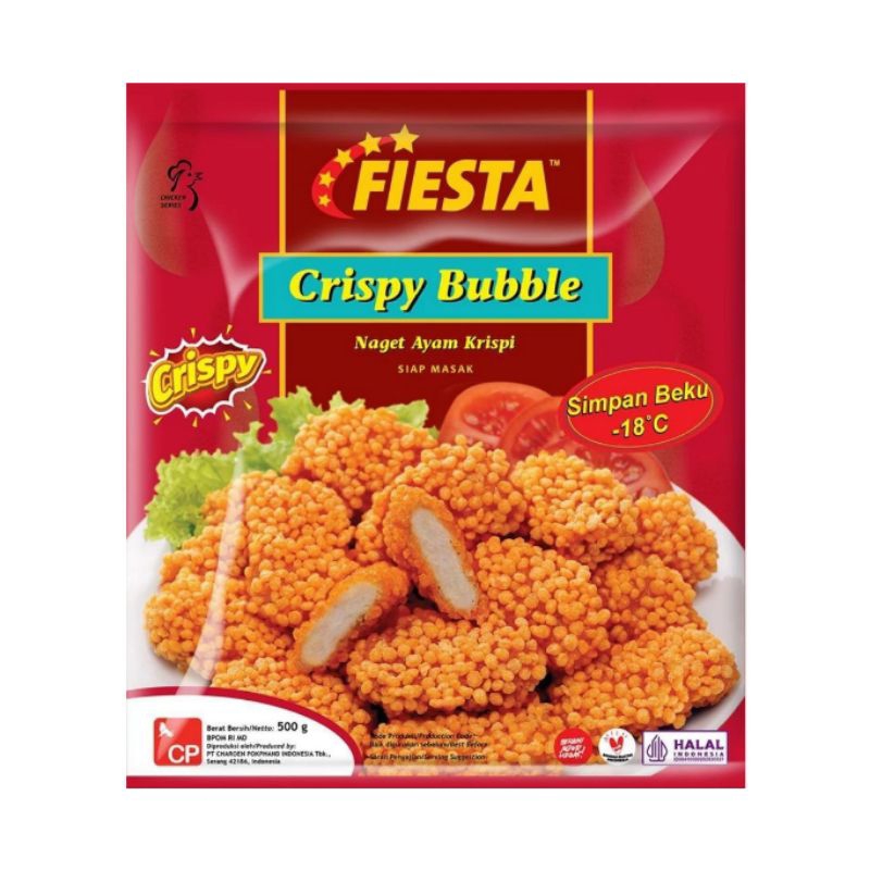 

fiesta crispy bubble nugget 500gr