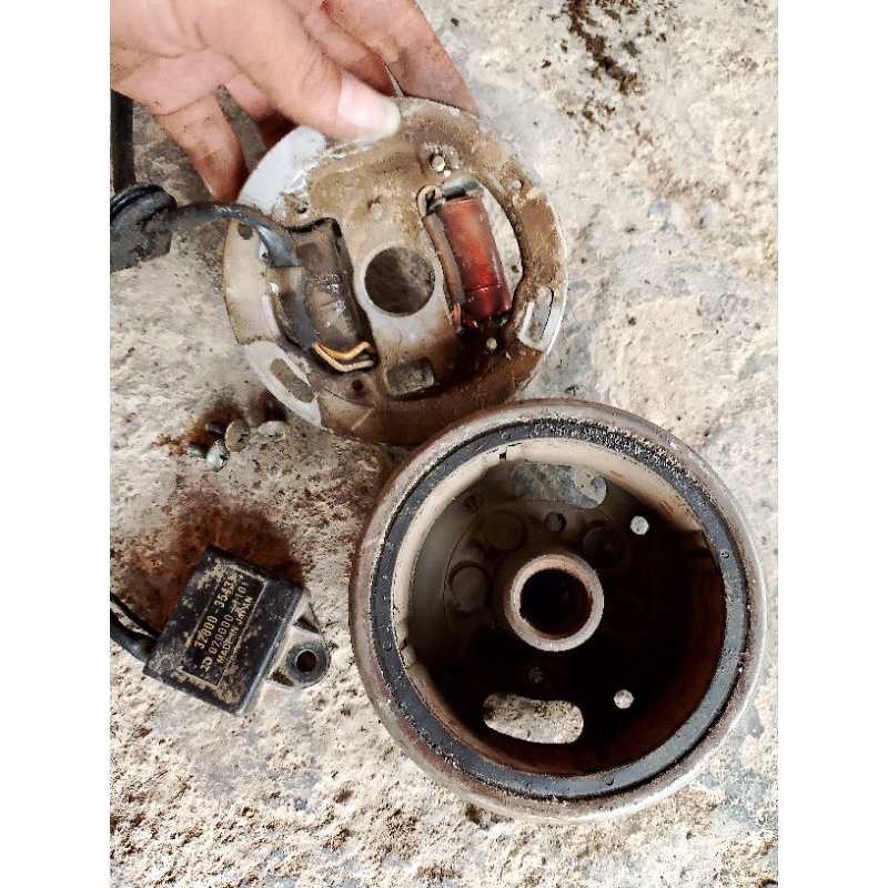 Magnet pengapian set suzuki Rc bravo