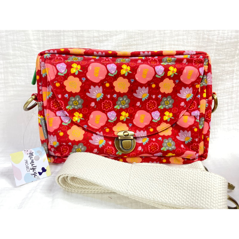 MSB (MINI SLING BAG) AYANA MAROON BY MAMAYAYAPROJECT