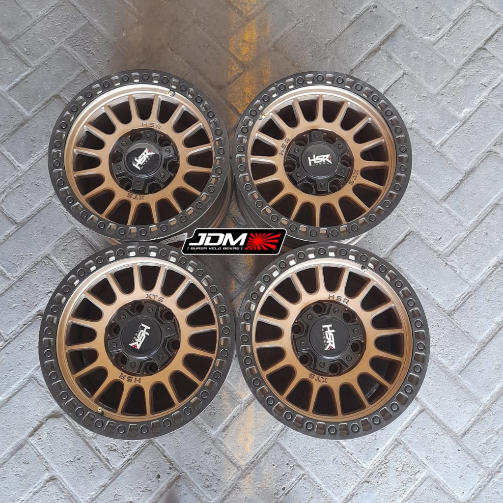 Velg Mobil Second Ring 15 HSR XTS Pcd 6x139,7 Murah Lebar 8 R15 Buat Panther Blazer Pajero Fortuner