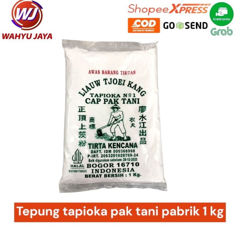 

tepung tapioka pak tani pabrik 1 kg