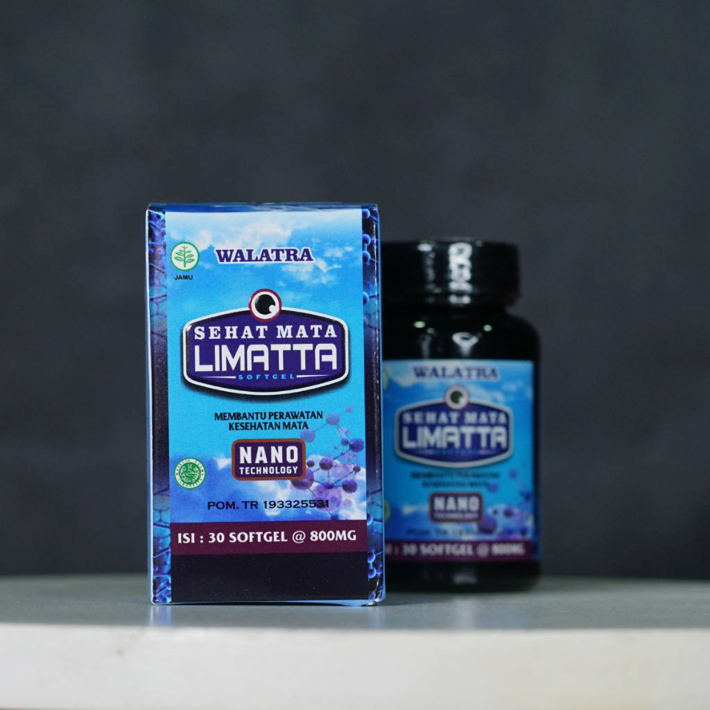 Limatta Softgel - Obat Mata Katarak, Obat Glukoma Mata, Mata Berlemak, Obat Mata Minus, Silinder, Ra