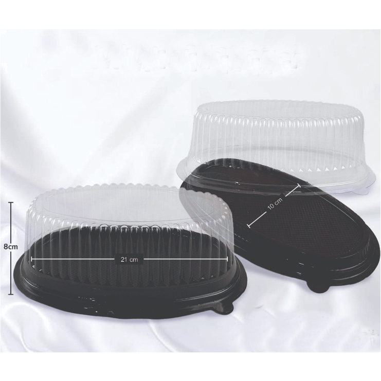 

60161 Mika Tart Oval / Tray Cheese Cake / Mika Tart Bolu Oval 10 pcs