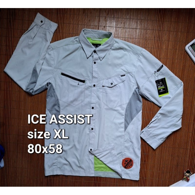 Baju Kemeja ICE ASSIST Outdoor Lapangan Casual