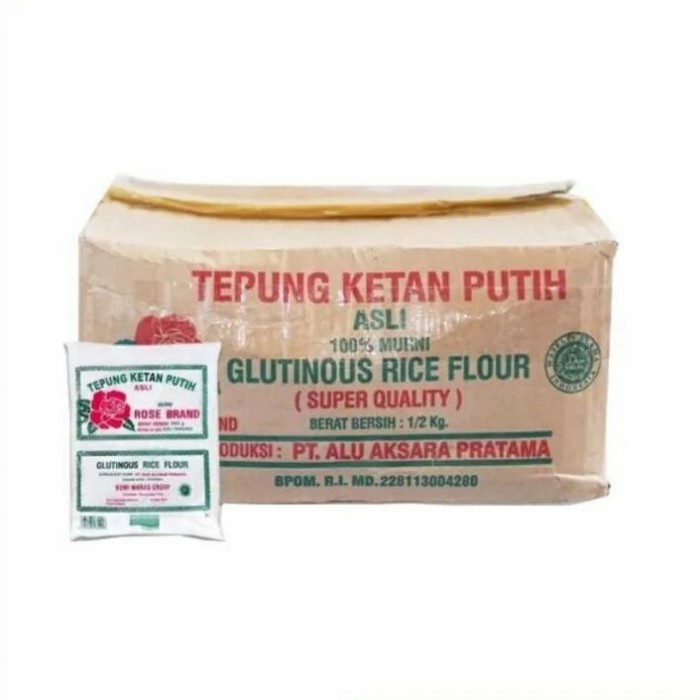 

Tepung Ketan Rose Brand Kemasan Dus