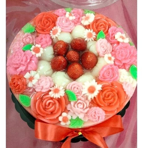 

puding tart bunga