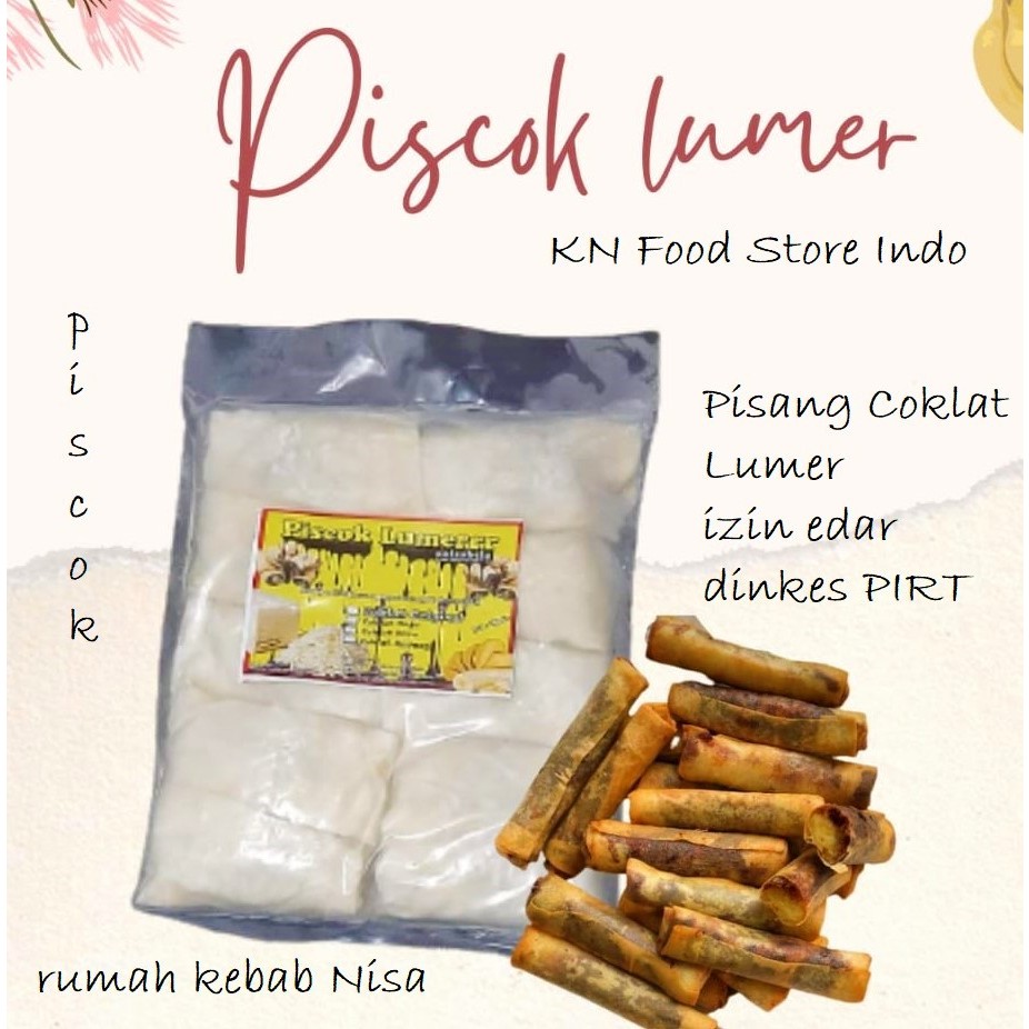 

Piscok Lumer Meler Isi 10pcs/ DI JAMIN FULLL COKLATNYA!!!!!