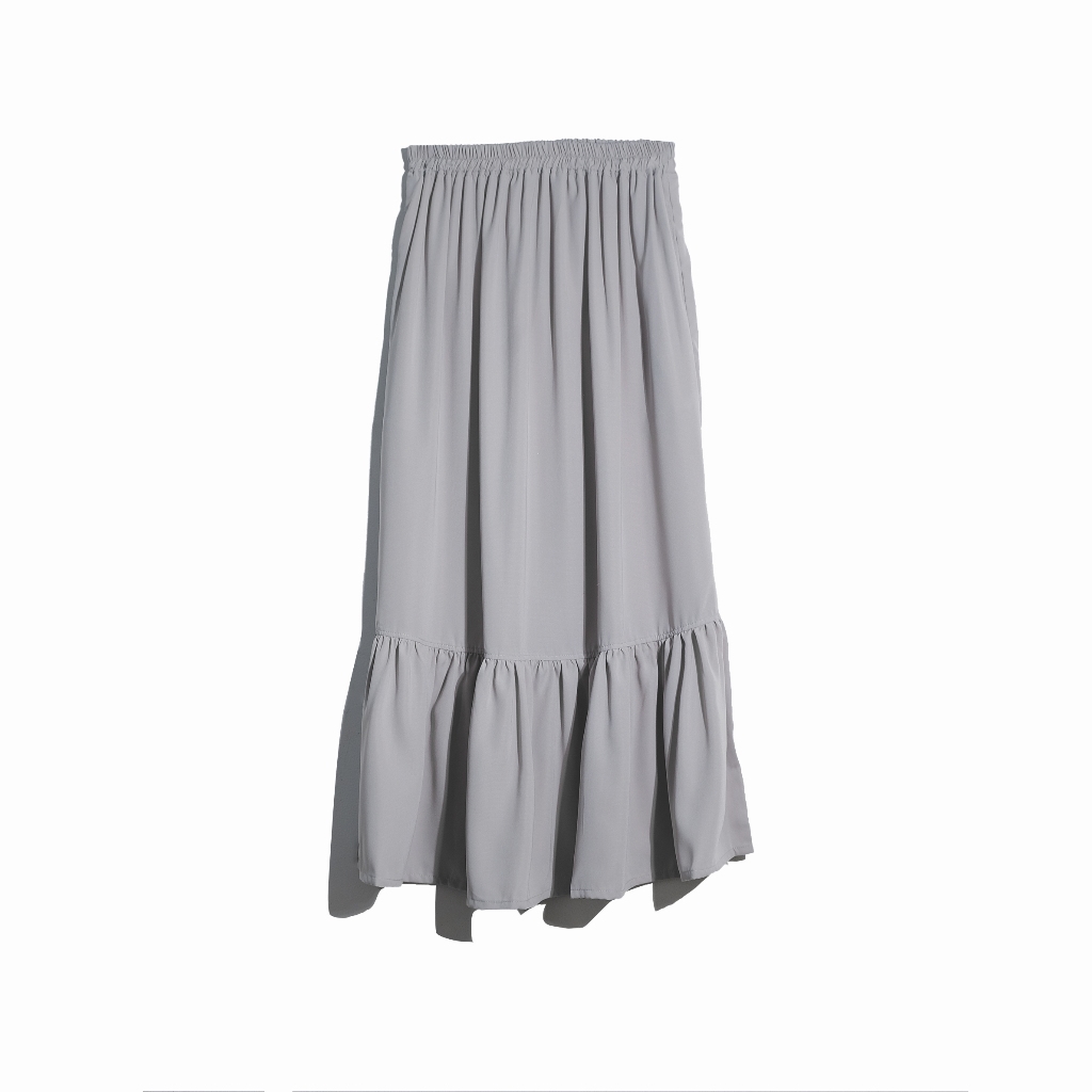 Rashawl Morge Ruffle Hem Skirt