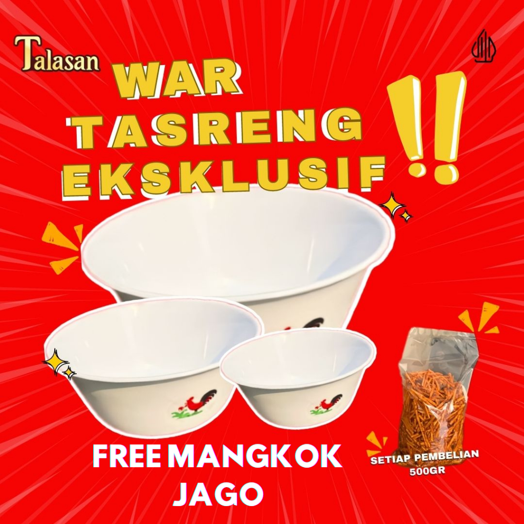 

FREE MANGKOK JAGO WAR 500 GRAM TASRENG