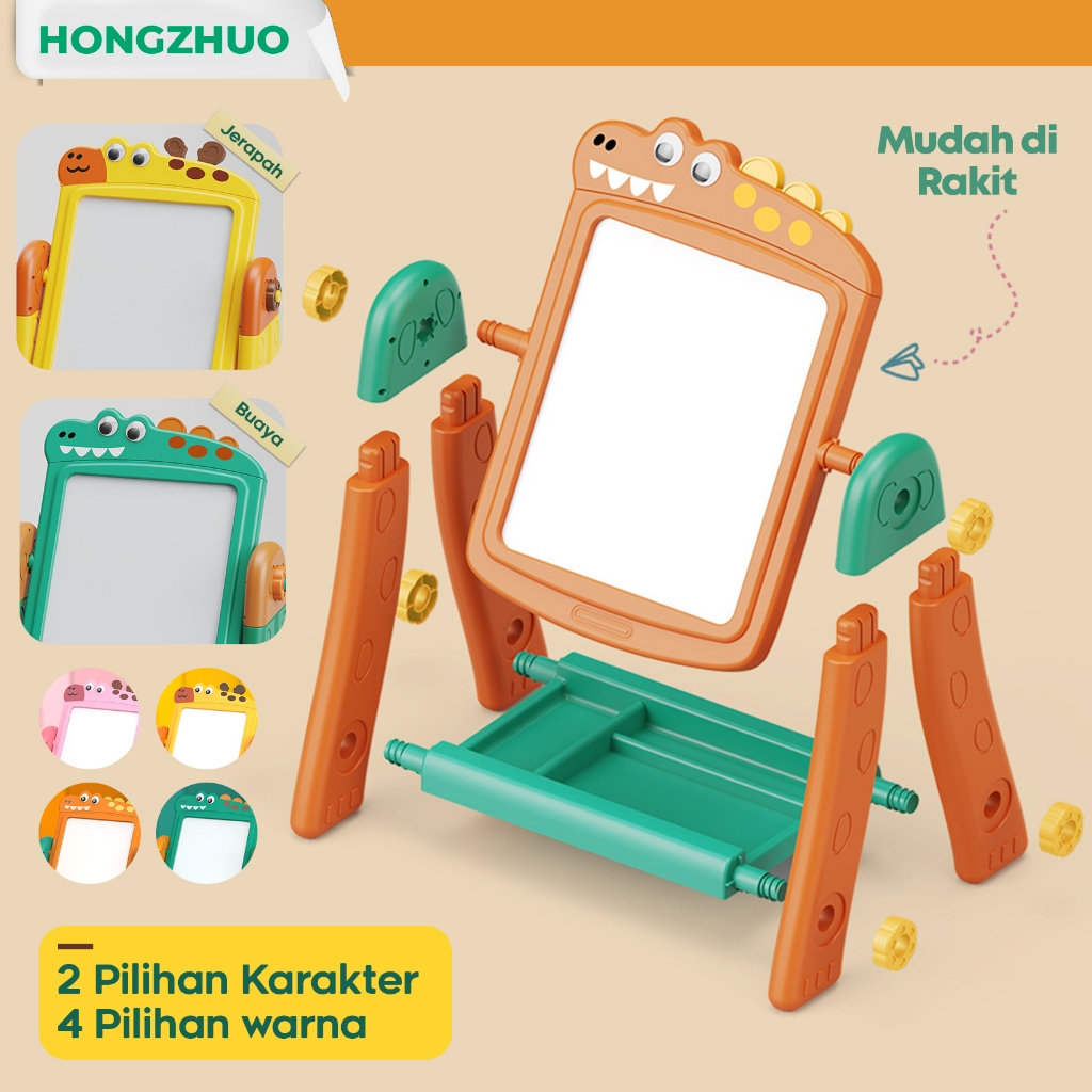 

Hongzhuo Drawing Board Papan Tulis Belajar Adjustable Premium Quality Bonus Magnet Learning Board