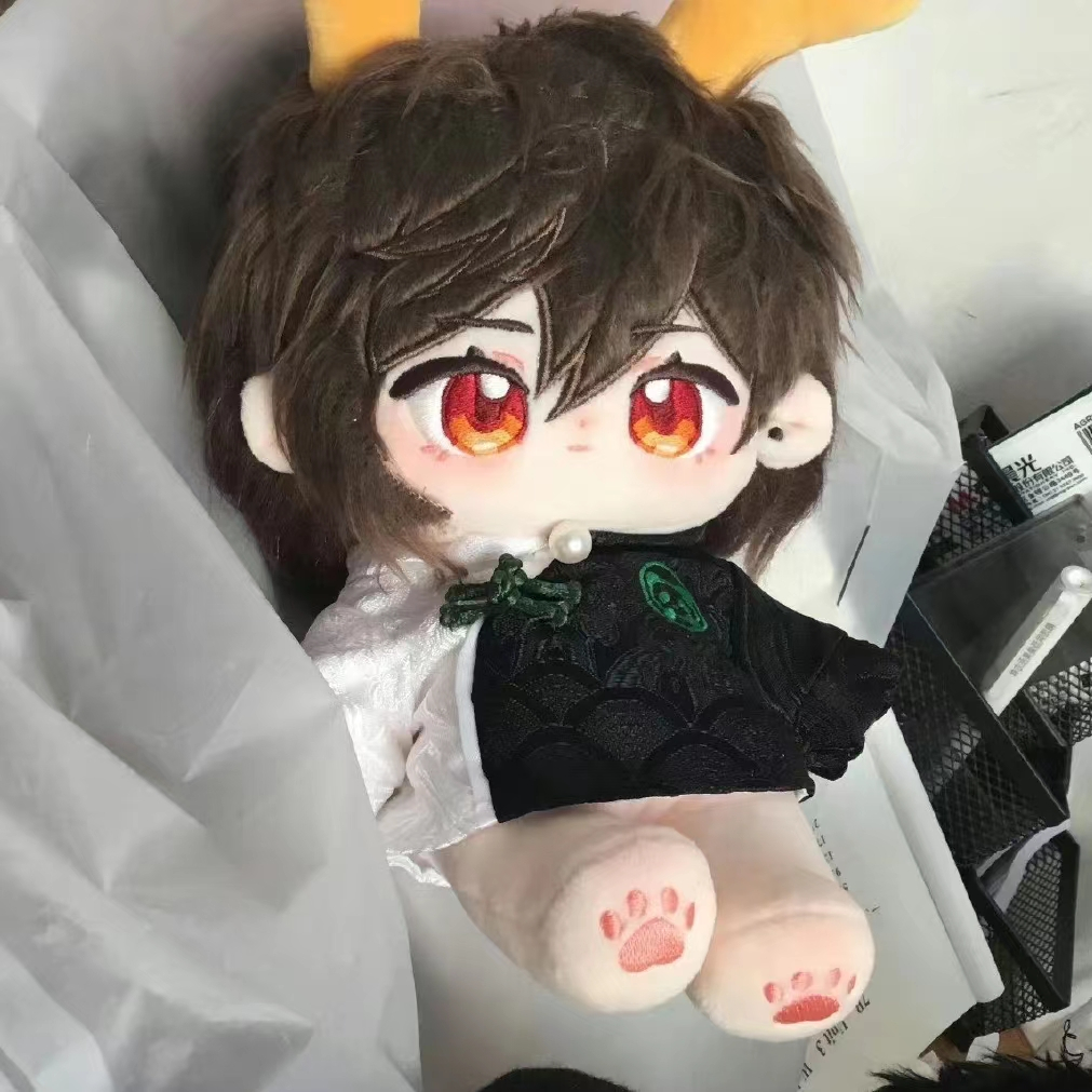 [READY STOCK] doll zhongli genshin impact boneka zhongli doll 20cm limengmeng