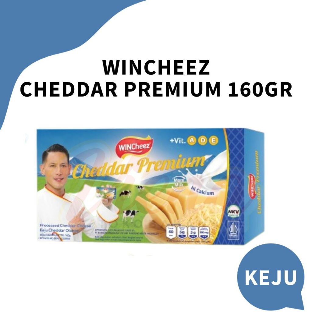 

WINCheez Keju Cheddar Premium 160gr