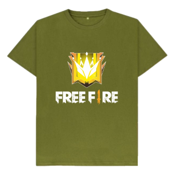 Baju Kaos Anak Karakter Ff Gerand Master Laki Laki dan Perempuan Usia1-10 Tahun Warna H-Army