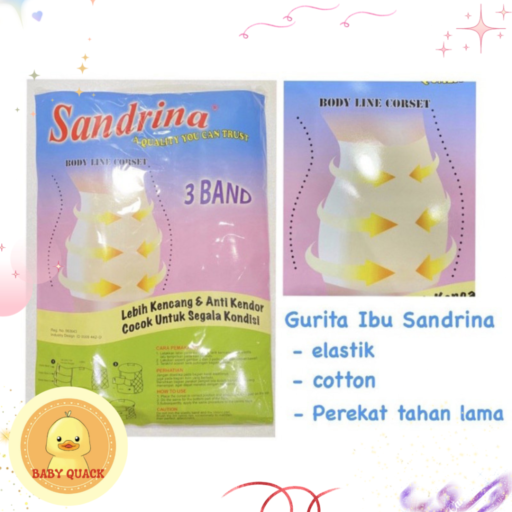 Korset/Stagen Sandrina Ibu Melahirkan/Pelangsing/ 3 Band - Makassar