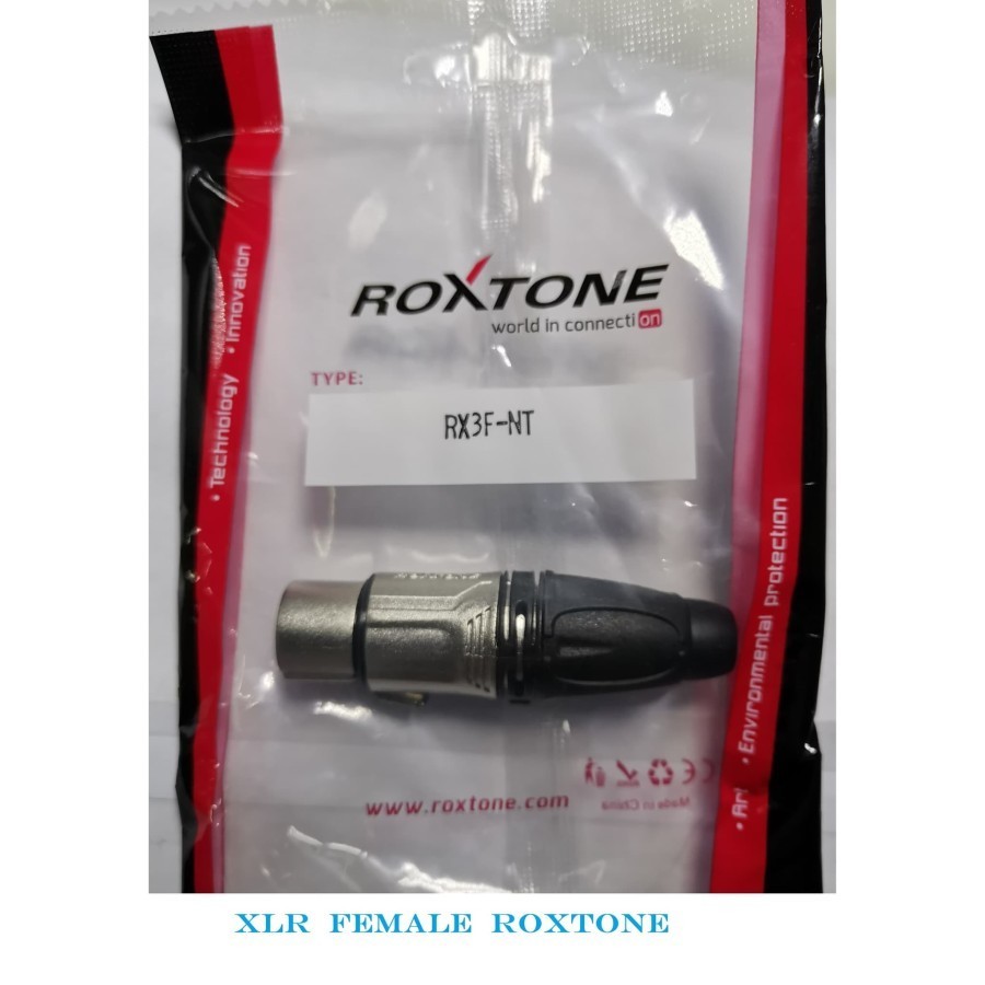 socket Canon XLR Female Roxtone RX3F-NT