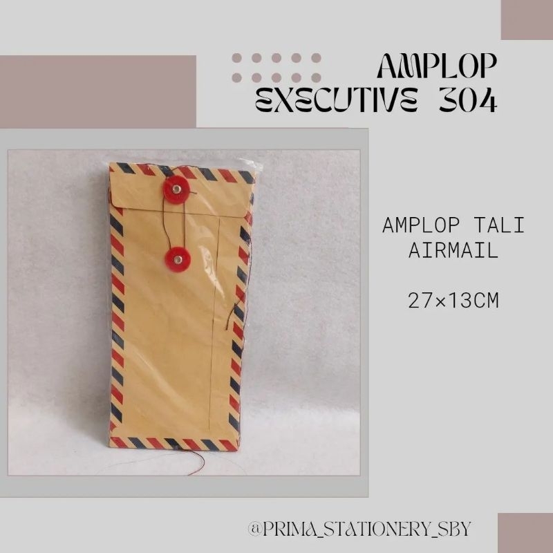 

Ampoop Coklat Executive 304 AirMail Tali