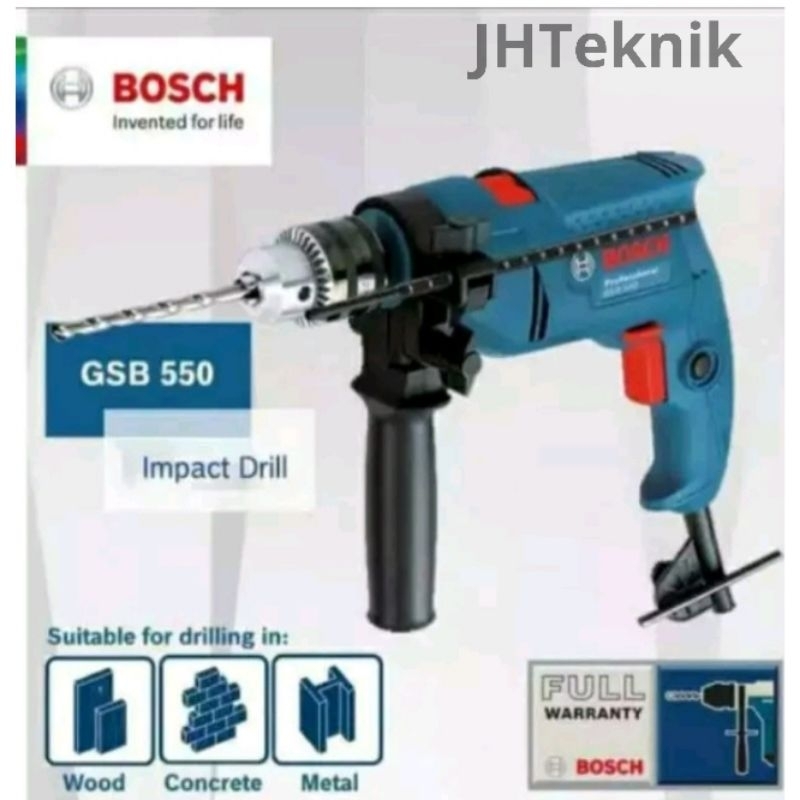 JHteknik BOSCH GSB 550 Bor 13mm Bosch/Bor Impact 13mm/Bor Beton 13mm
