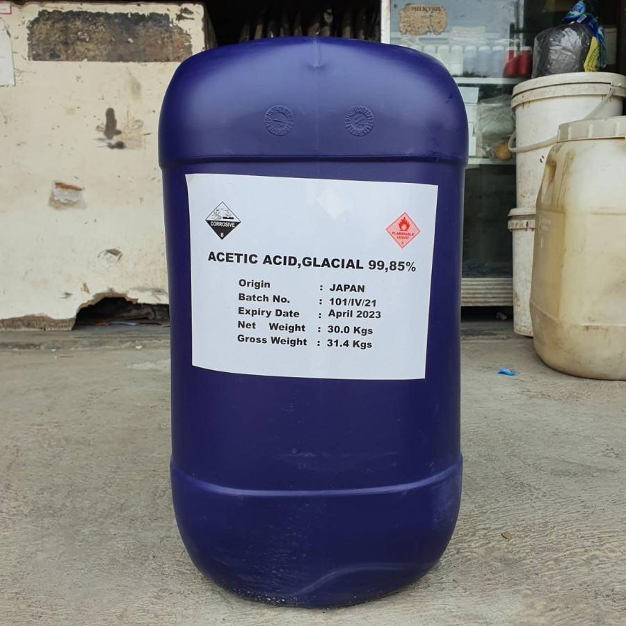 

Acetic Acid Glacial 99,85 % Jepang 30 Kilogram Cuka Food Grade