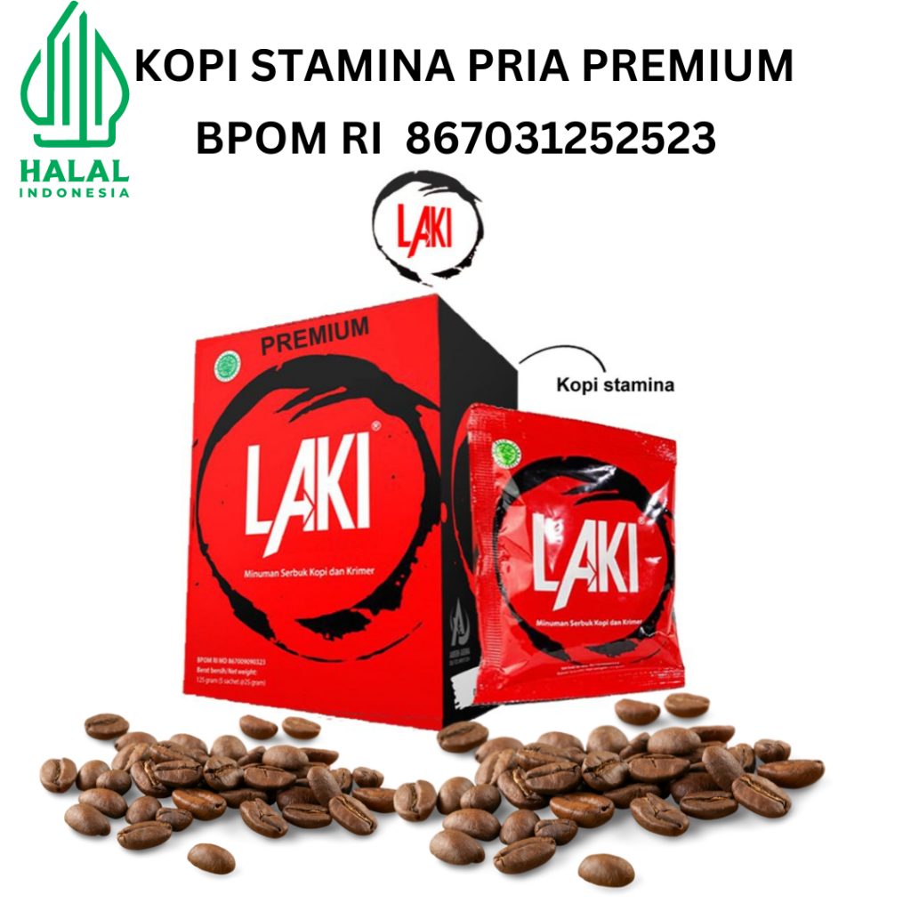 Laki Coffee Original (BPOM Terbaru) - Laki Kopi Reguler dan Premium | Laki Kopi Original BPOM