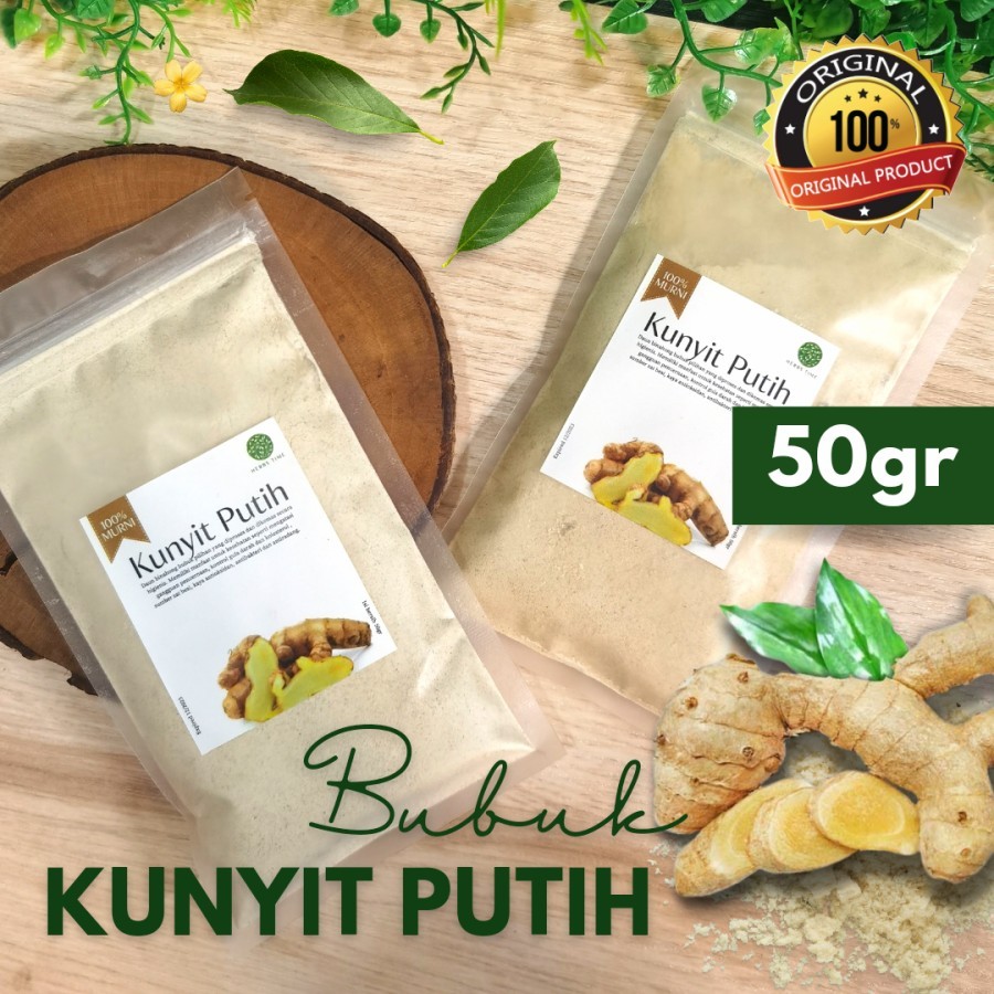 

Kunyit Putih Bubuk 100% Murni Herbal Original - 50gr