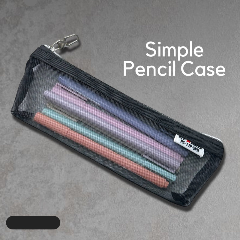

Dompet Tempat Pensil Jaring Transparan Premium Pouch