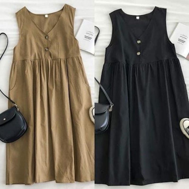 Atasan Tunik Wanita Baju Overall Kekinian